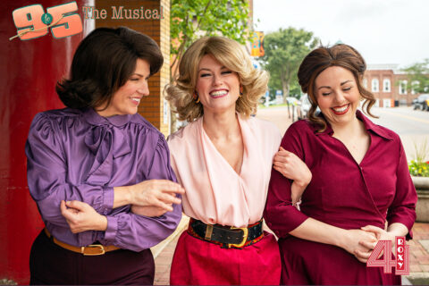 Victoria Wolfe (Violet), Dana Cullinane (Doralee) and Rachel Lind (Judy) star in 9 to 5: The Musical at the Roxy Regional Theatre, June 13th - 29th. (Melanie Garcia)