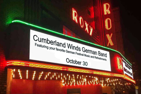 Cumberland Winds to Perform at Roxy Regional Theatre on October 30th